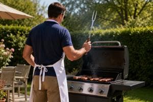 Rapina un negozio col forchettone da barbecue