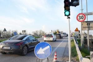 Una notte col ponte completamente chiuso