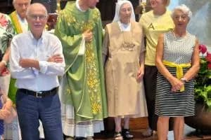 Commosso saluto a suor Lavinia