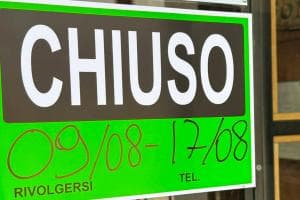 Chiuso per ferie, parte Ferragosto