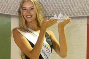 La corona alla 19enne Silvia Cervellin