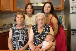 Un secolo di storia familiare in una foto