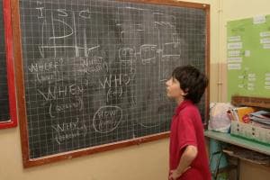 Lavori in corso alla scuola Vinci