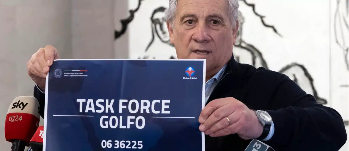 Crisi nel Golfo, la Farnesina istituisce una task force per assistere gli italiani negli Emirati
