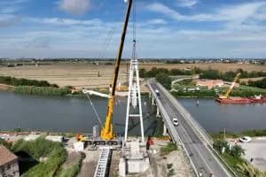 Riaperto ieri il ponte che collega a Loreo