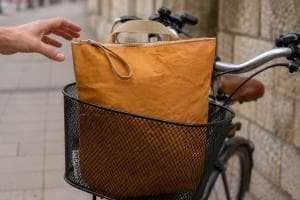 Le rubano la borsa dal cestino