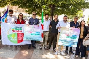 Il presidio nella piazza negata