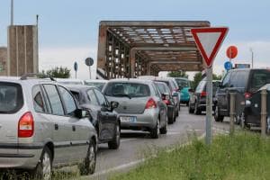 Rotatoria dopo l’Adige