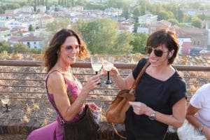 L'aperitivo sul tetto della città