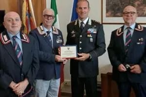 Il comandante Campora ai saluti