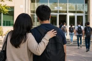 Mamma e figlio si diplomano insieme nella stessa scuola