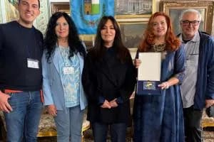La cantante Lucia Braga ricevuta dal sindaco Cittadin