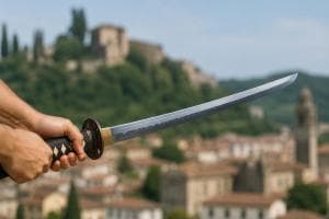 Terrore in paese: scontro con katana e bottiglie rotte