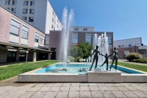 La fontana torna a funzionare